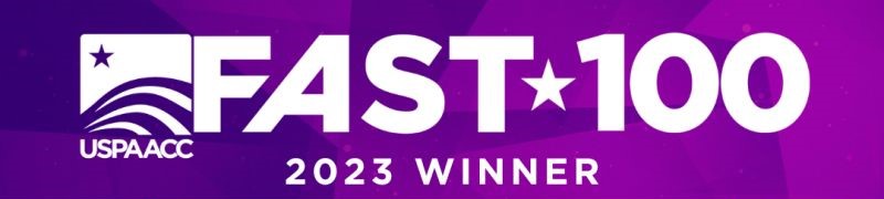 USPAACC Fast 100 2023 Winner Logo